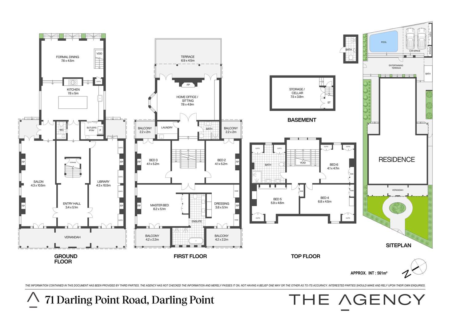 Floorplan of Homely house listing, 71 Darling Point Road, Darling Point NSW 2027