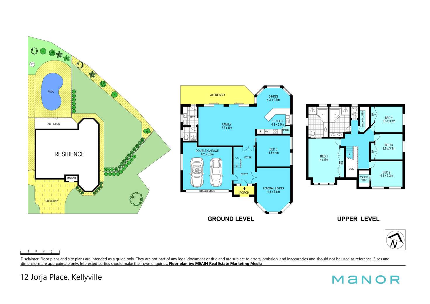 Floorplan of Homely house listing, 12 Jorja Place, Kellyville NSW 2155