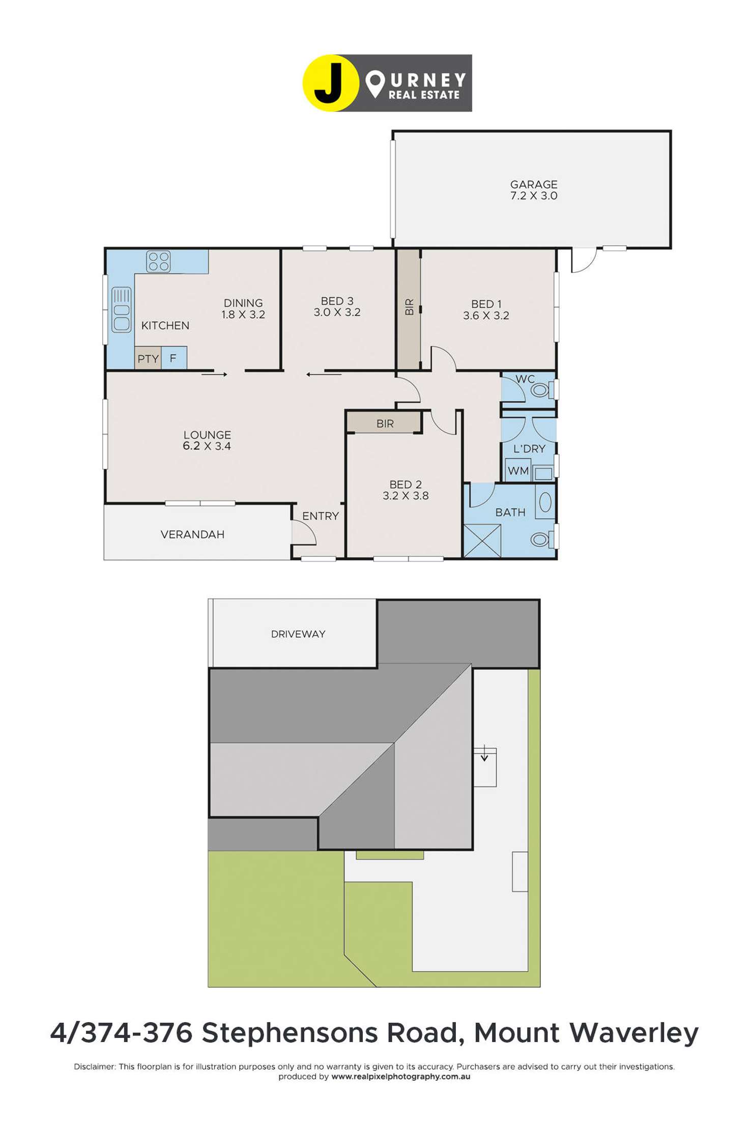 Floorplan of Homely house listing, 4/374 Stephensons Road, Mount Waverley VIC 3149