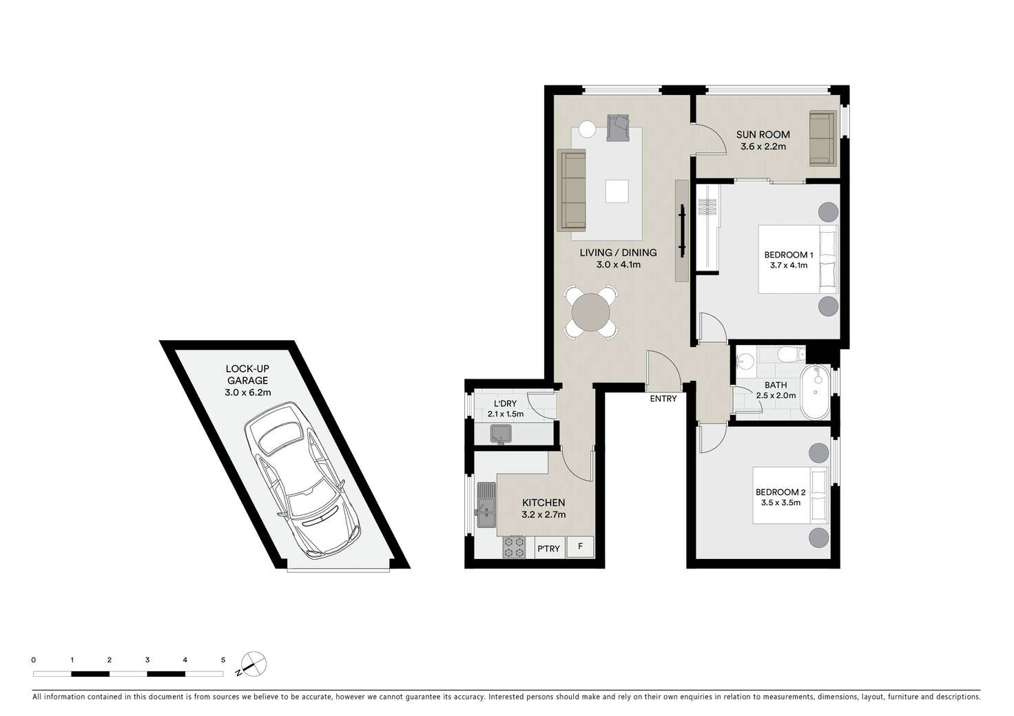Floorplan of Homely apartment listing, 6/53 Caroline Street, East Gosford NSW 2250