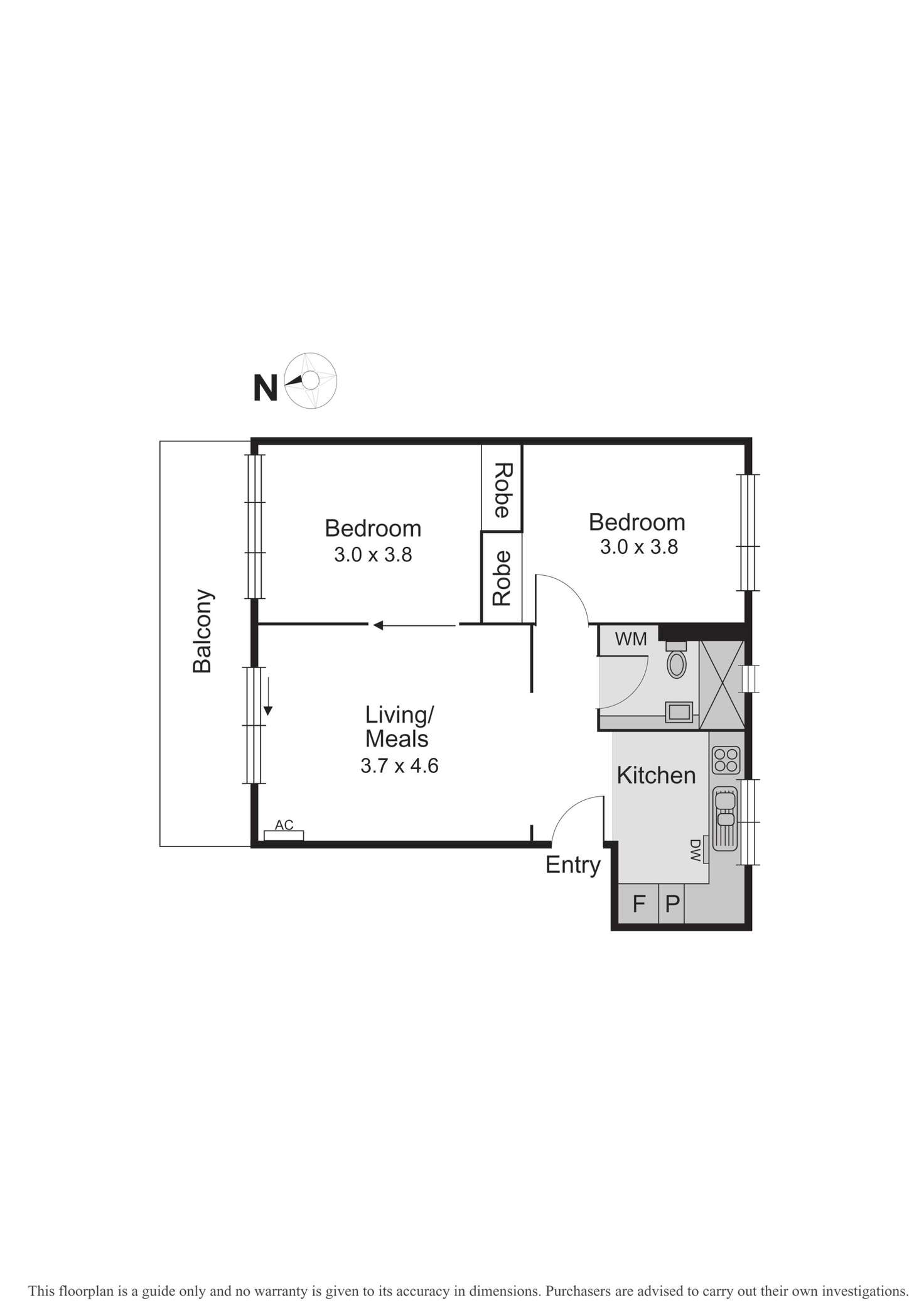 Floorplan of Homely apartment listing, 6/19 Tiuna Grove, Elwood VIC 3184