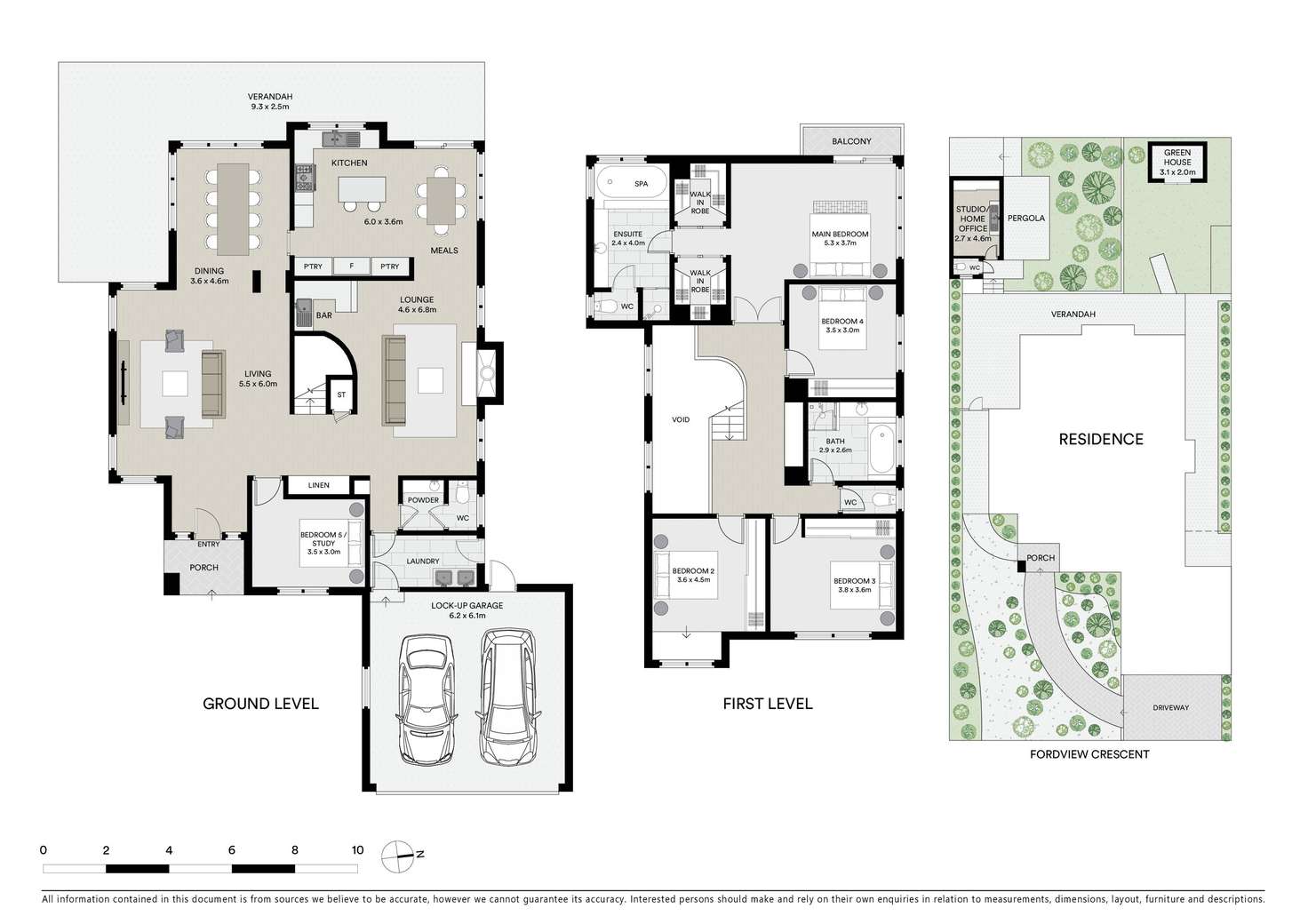 Floorplan of Homely house listing, 5 Fordview Crescent, Bell Post Hill VIC 3215