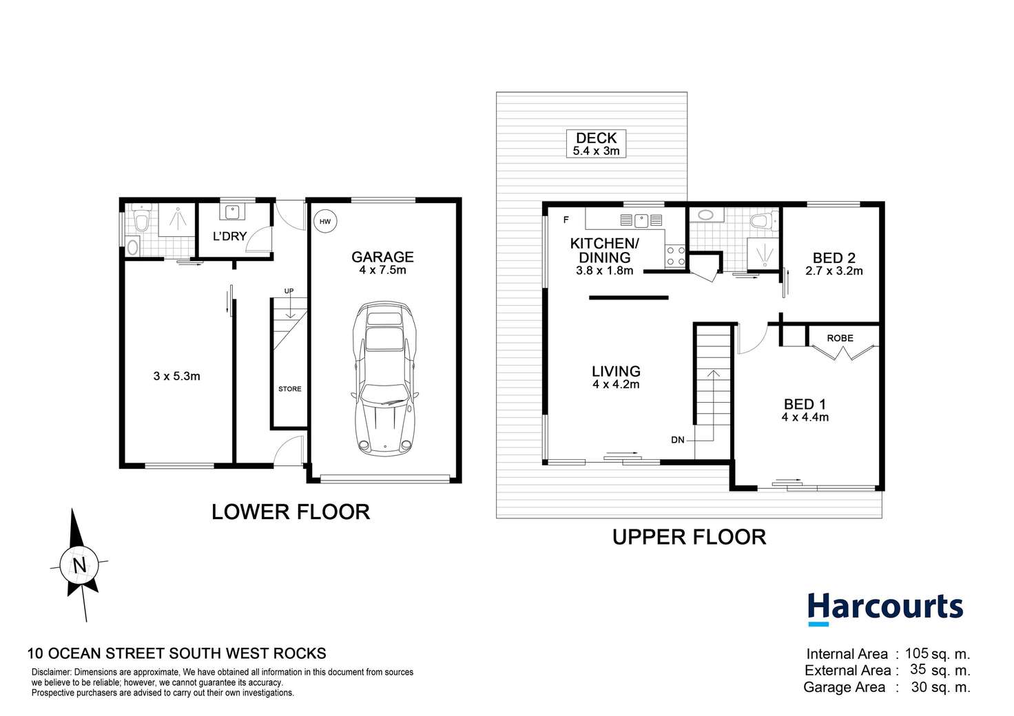 Floorplan of Homely house listing, 10 Ocean Street, South West Rocks NSW 2431
