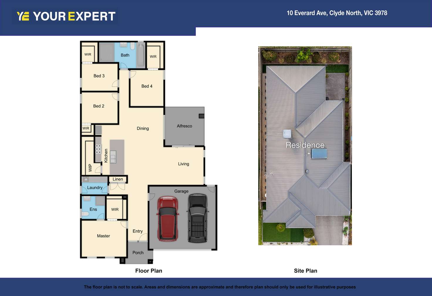 Floorplan of Homely house listing, 10 Everard Avenue, Clyde North VIC 3978