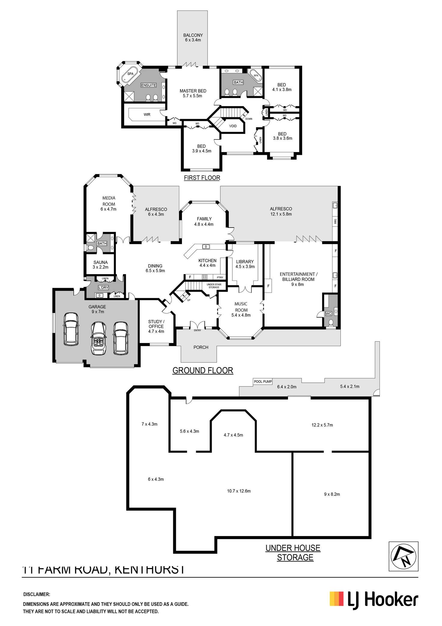 Floorplan of Homely house listing, 11 Farm Road, Kenthurst NSW 2156