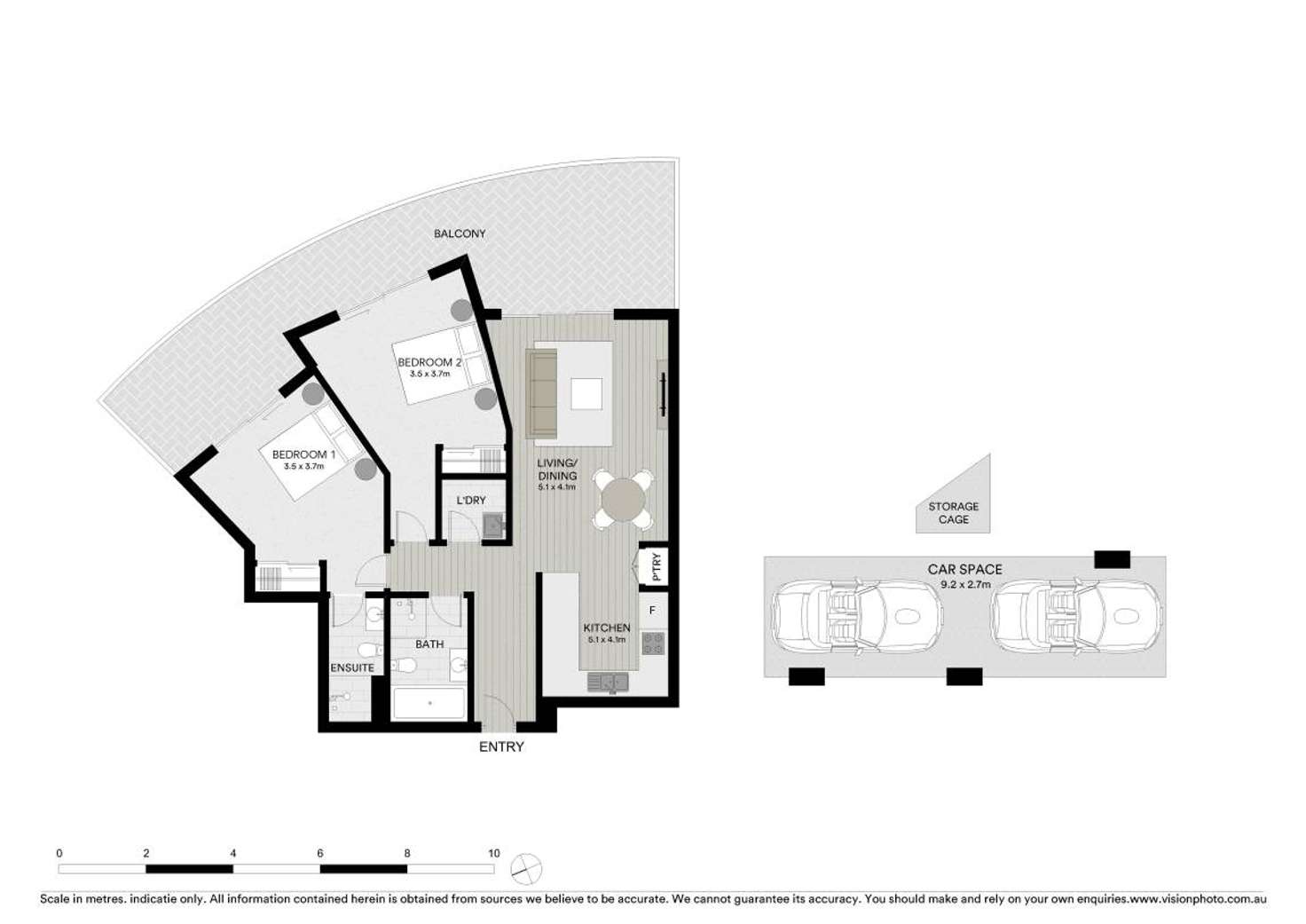 Floorplan of Homely apartment listing, 61/130 Main Street, Blacktown NSW 2148