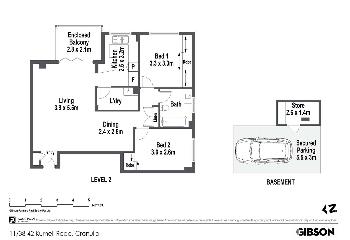 Floorplan of Homely apartment listing, 11/38-42 Kurnell Road, Cronulla NSW 2230