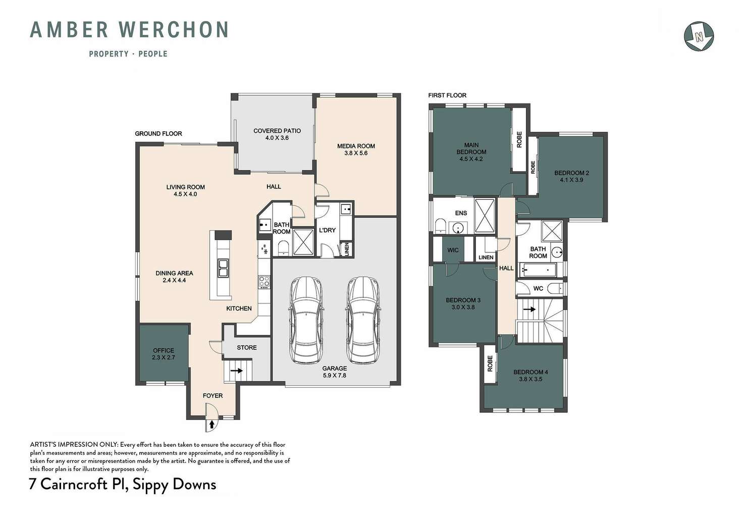 Floorplan of Homely house listing, 7 Cairncroft Place, Sippy Downs QLD 4556