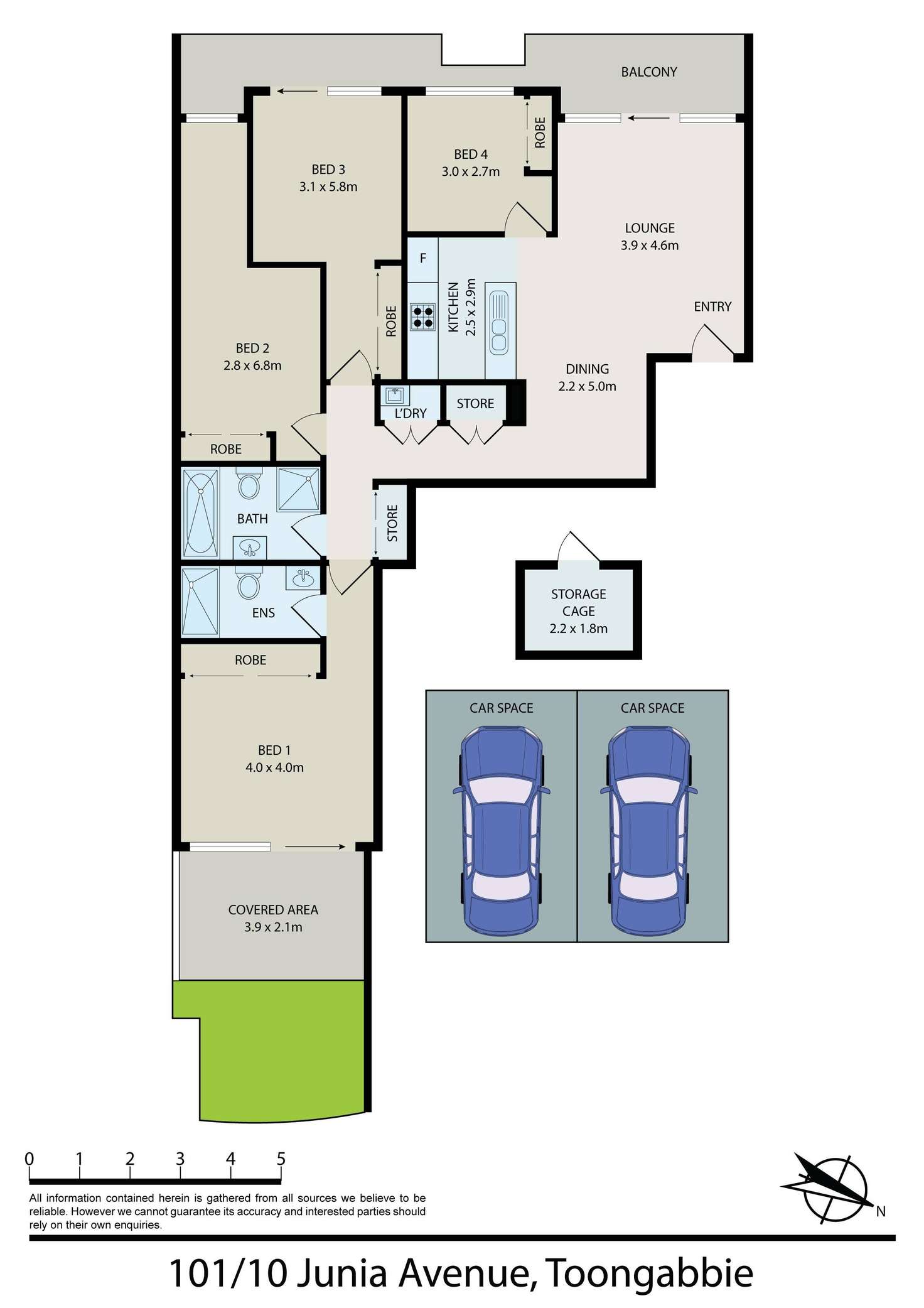 Floorplan of Homely apartment listing, 101/10 Junia Avenue, Toongabbie NSW 2146