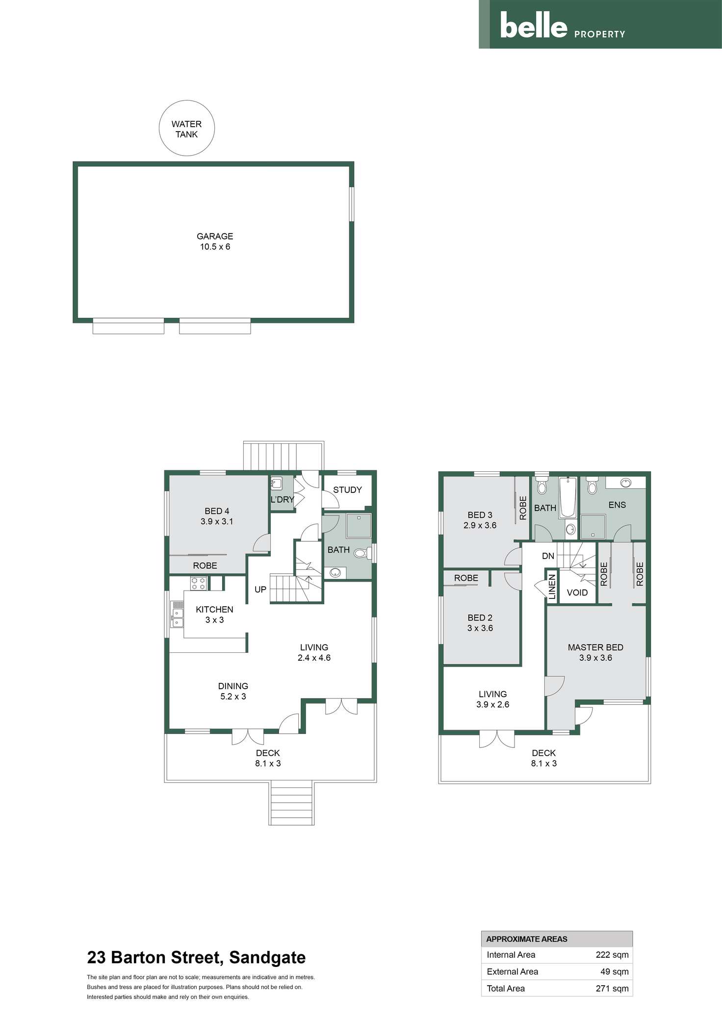 Floorplan of Homely house listing, 23 Barton Street, Sandgate QLD 4017
