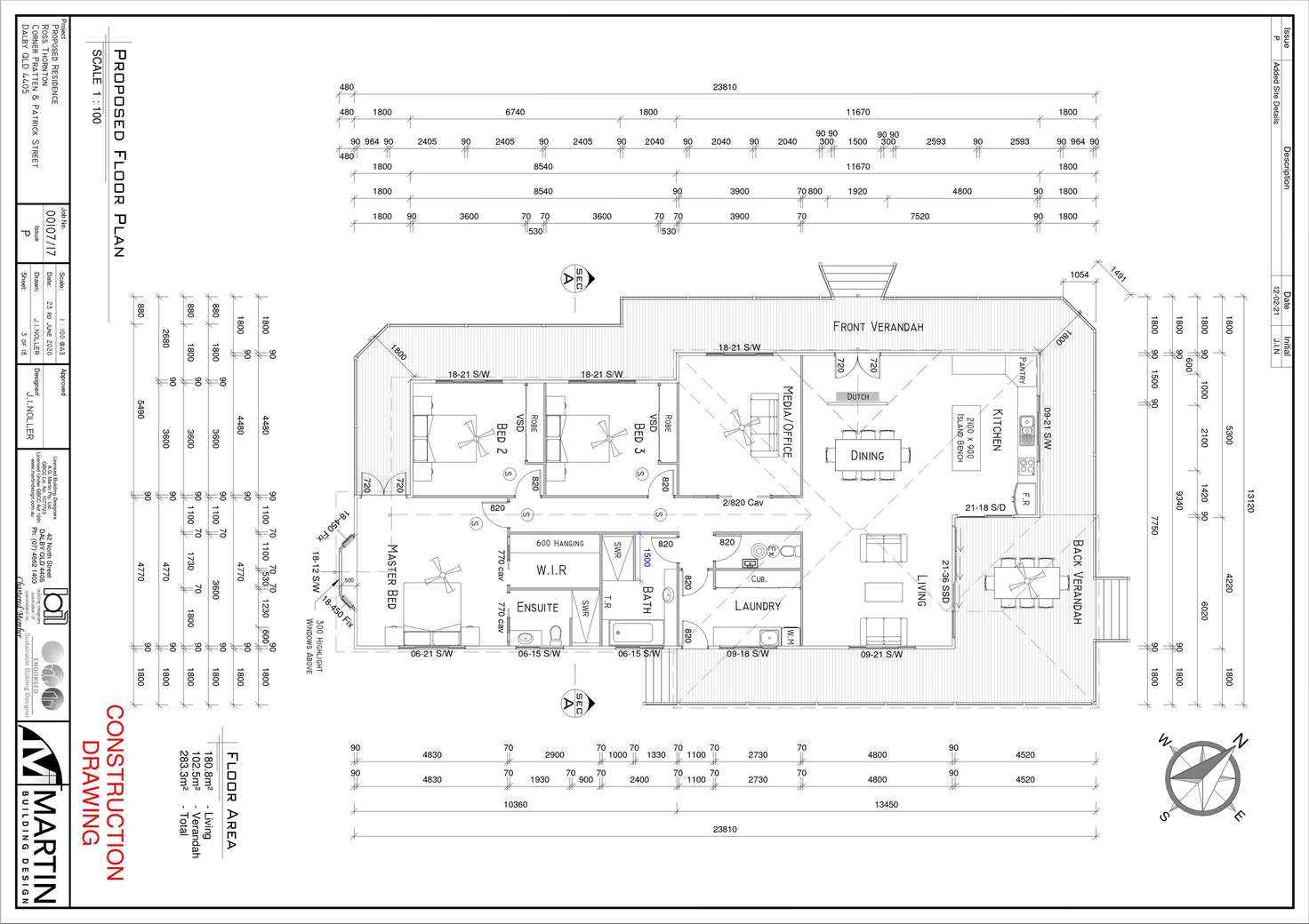 Floorplan of Homely house listing, 17 Patrick Street, Dalby QLD 4405