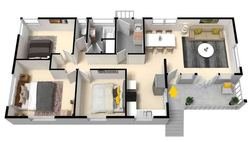 Floorplan of Homely house listing, 1 Centaurus Street, Inala QLD 4077