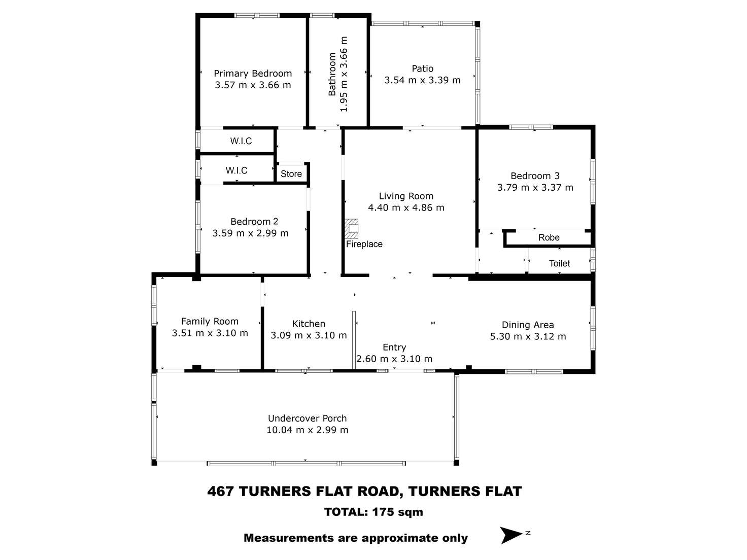 Floorplan of Homely lifestyle listing, 467 Turners Flat Road, Turners Flat NSW 2440