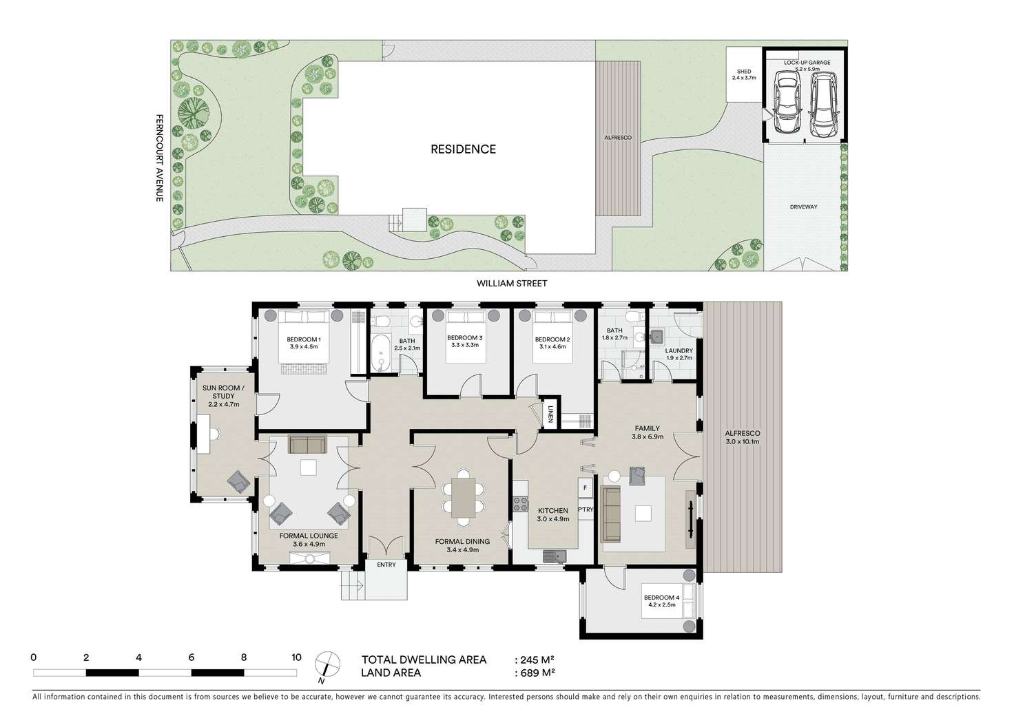 Floorplan of Homely house listing, 18 Ferncourt Avenue, Roseville NSW 2069