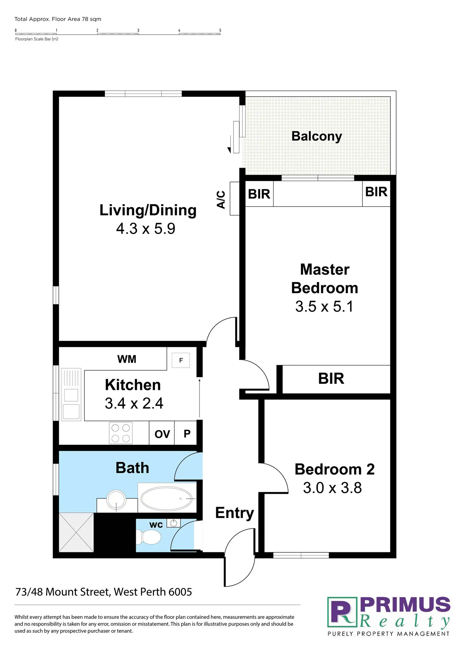 Leased Apartment 73/48 Mount Street, West Perth WA 6005 Mar 14, 2024