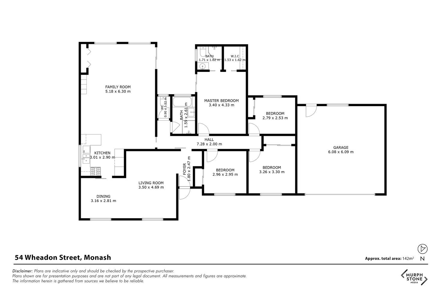 Floorplan of Homely house listing, 54 Wheadon Street, Monash ACT 2904