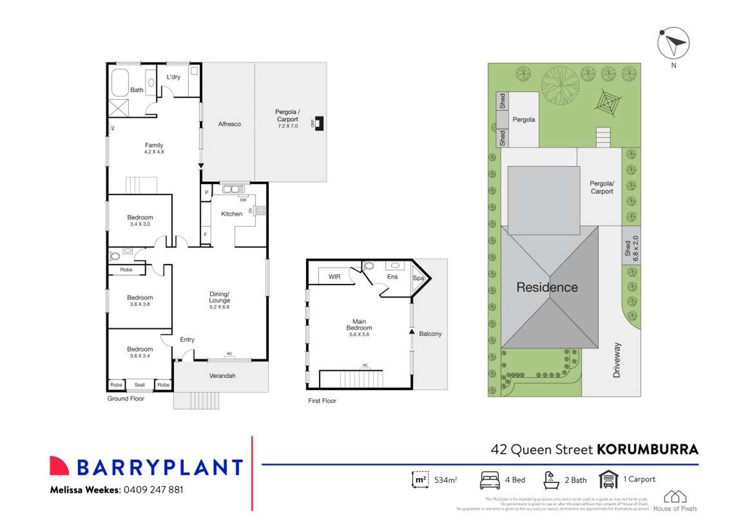 Floorplan of Homely house listing, 42 Queen Street, Korumburra VIC 3950