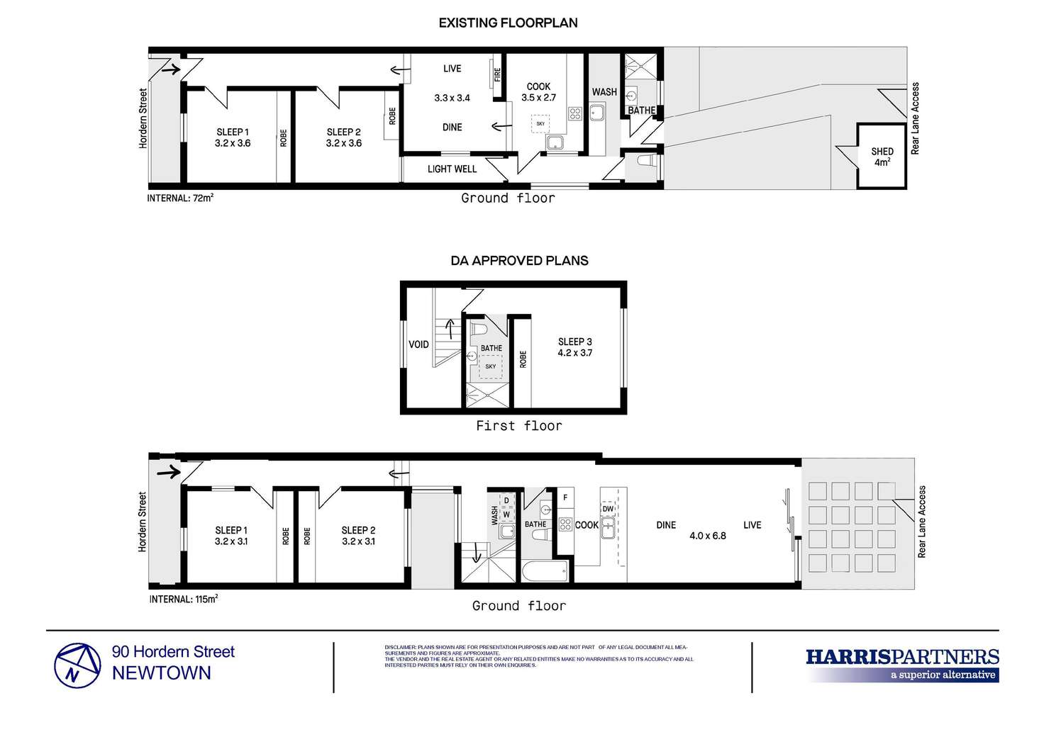 Floorplan of Homely house listing, 90 Hordern Street, Newtown NSW 2042