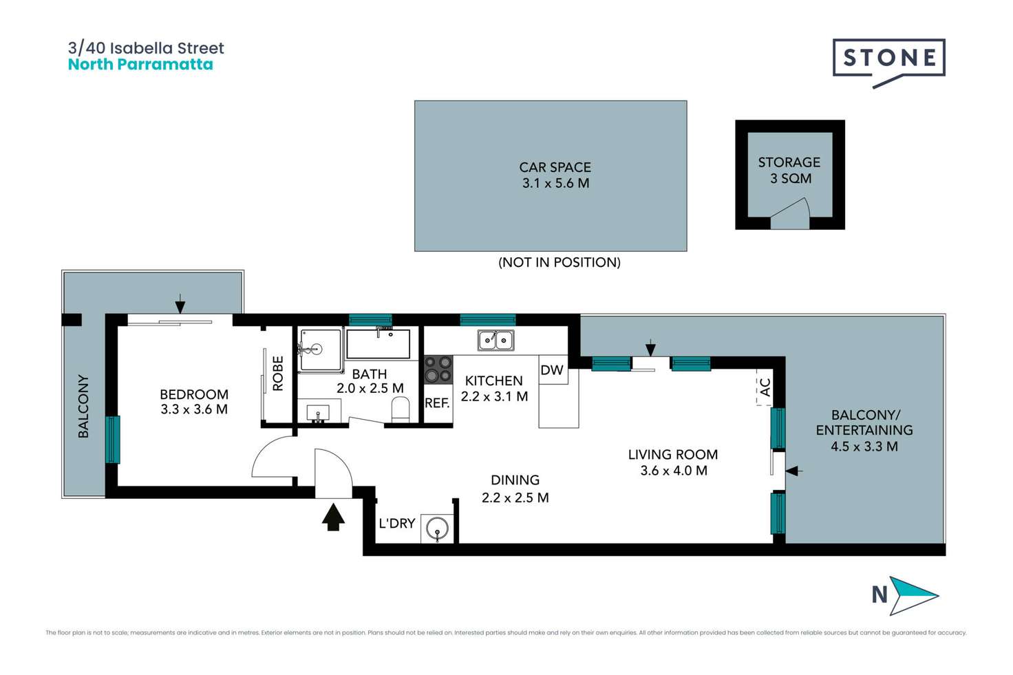 Floorplan of Homely apartment listing, 3/40 Isabella Street, North Parramatta NSW 2151