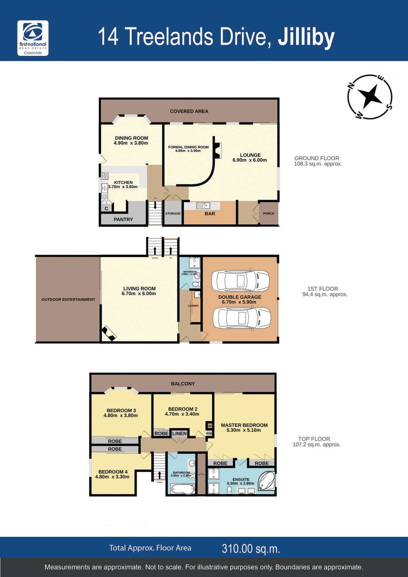 Floorplan of Homely acreageSemiRural listing, 14 Treelands Drive, Jilliby NSW 2259