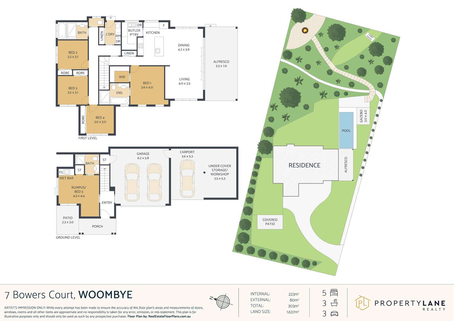Floorplan of Homely house listing, 7 Bowers Court, Woombye QLD 4559