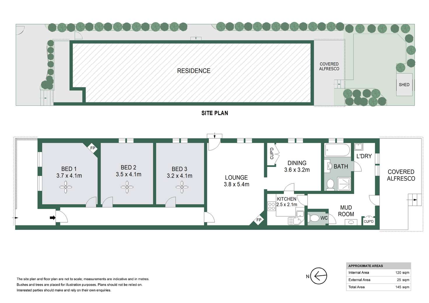 Floorplan of Homely semiDetached listing, 12 Gibbs Street, Croydon NSW 2132