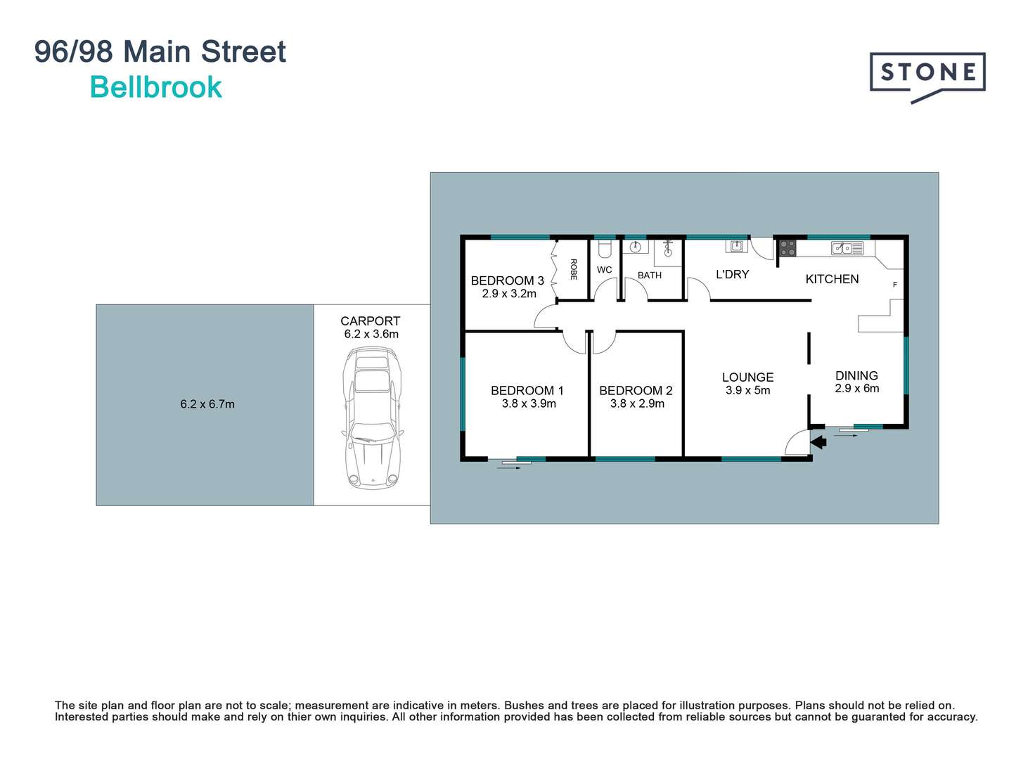 Floorplan of Homely lifestyle listing, 96-98 Main Street, Bellbrook NSW 2440