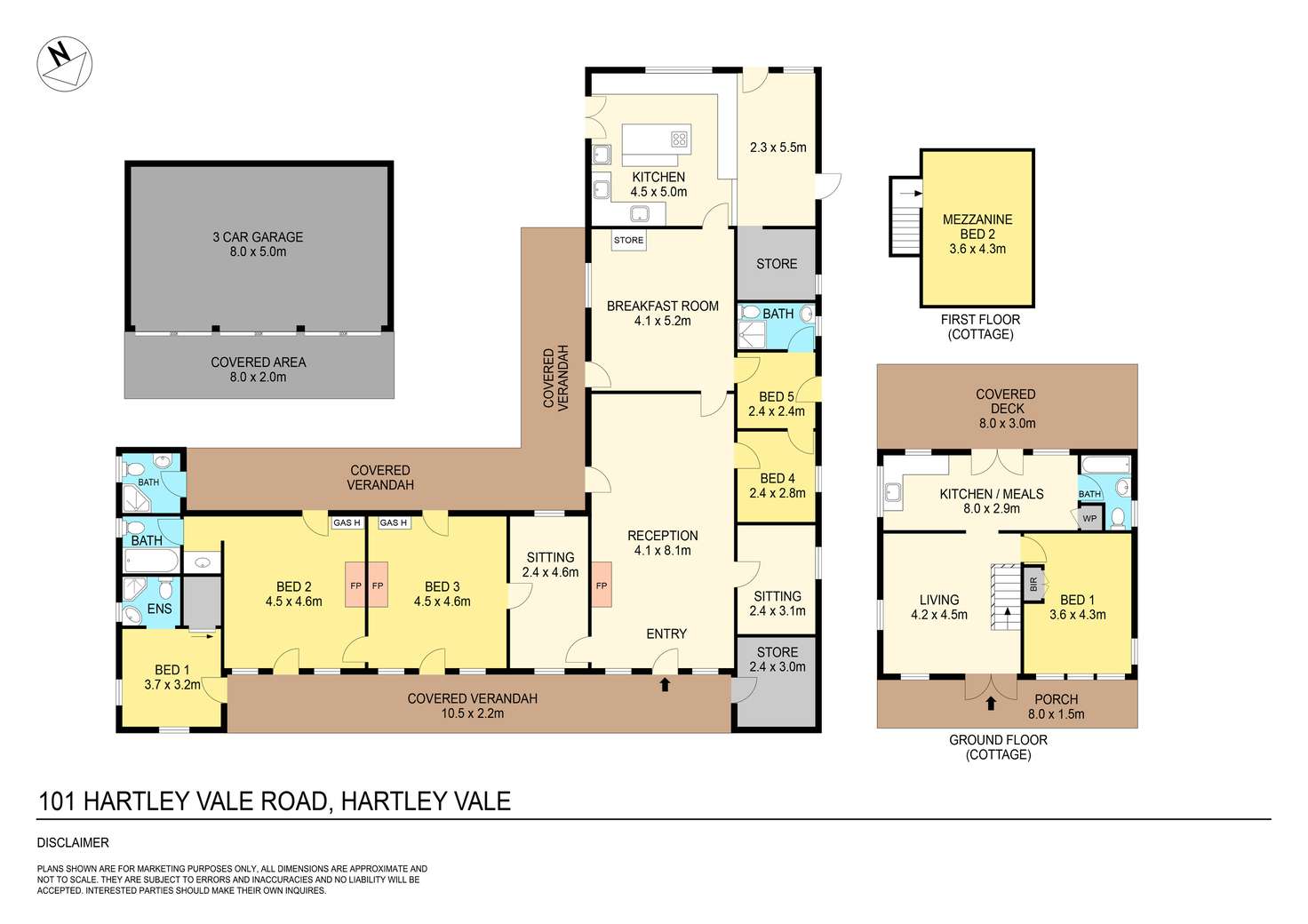 Floorplan of Homely house listing, 101 Hartley Vale Road, Hartley Vale NSW 2790
