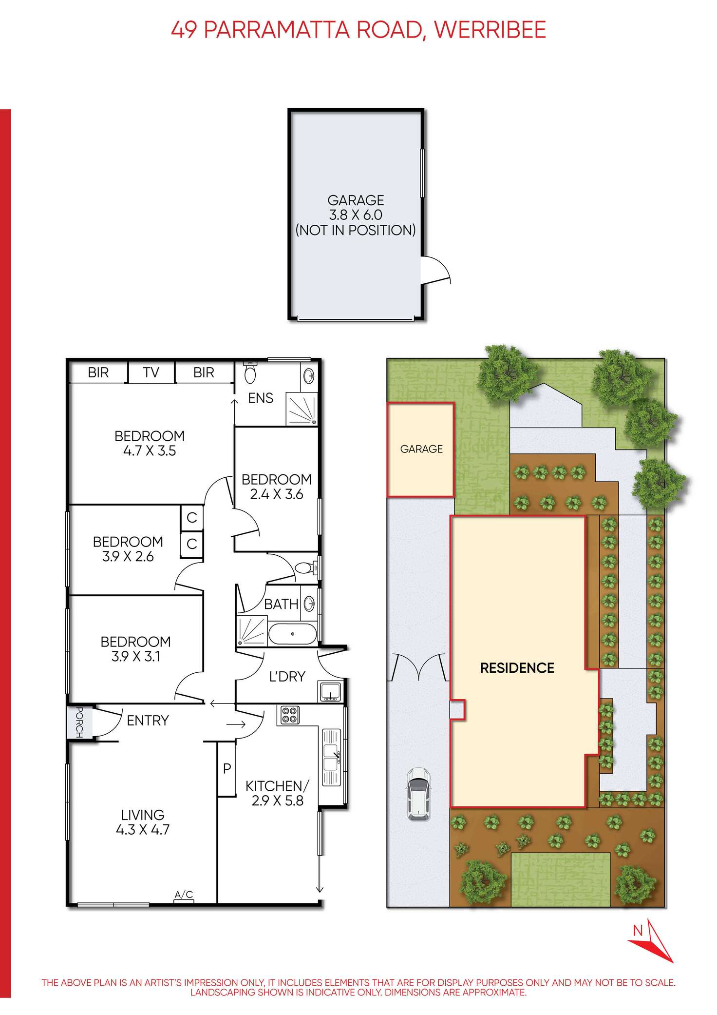 Floorplan of Homely house listing, 49 Parramatta Road, Werribee VIC 3030