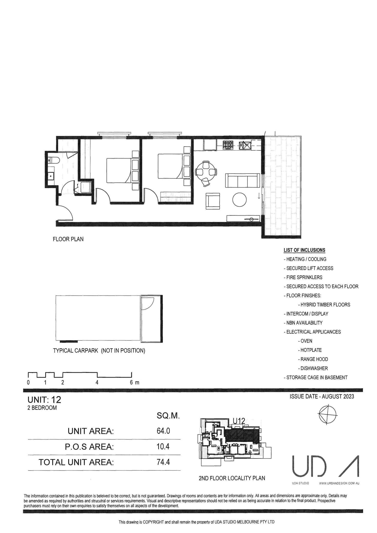 Floorplan of Homely apartment listing, 12/160-162 Weston Street, Brunswick East VIC 3057