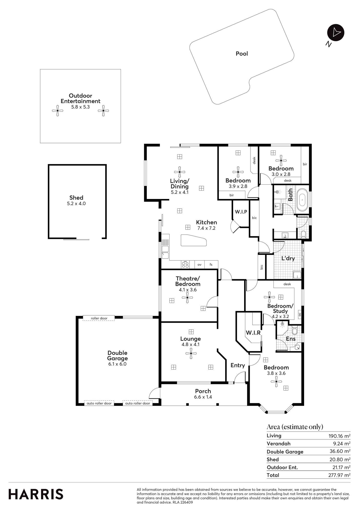 Floorplan of Homely house listing, 3 Greenleaf Court, Aberfoyle Park SA 5159