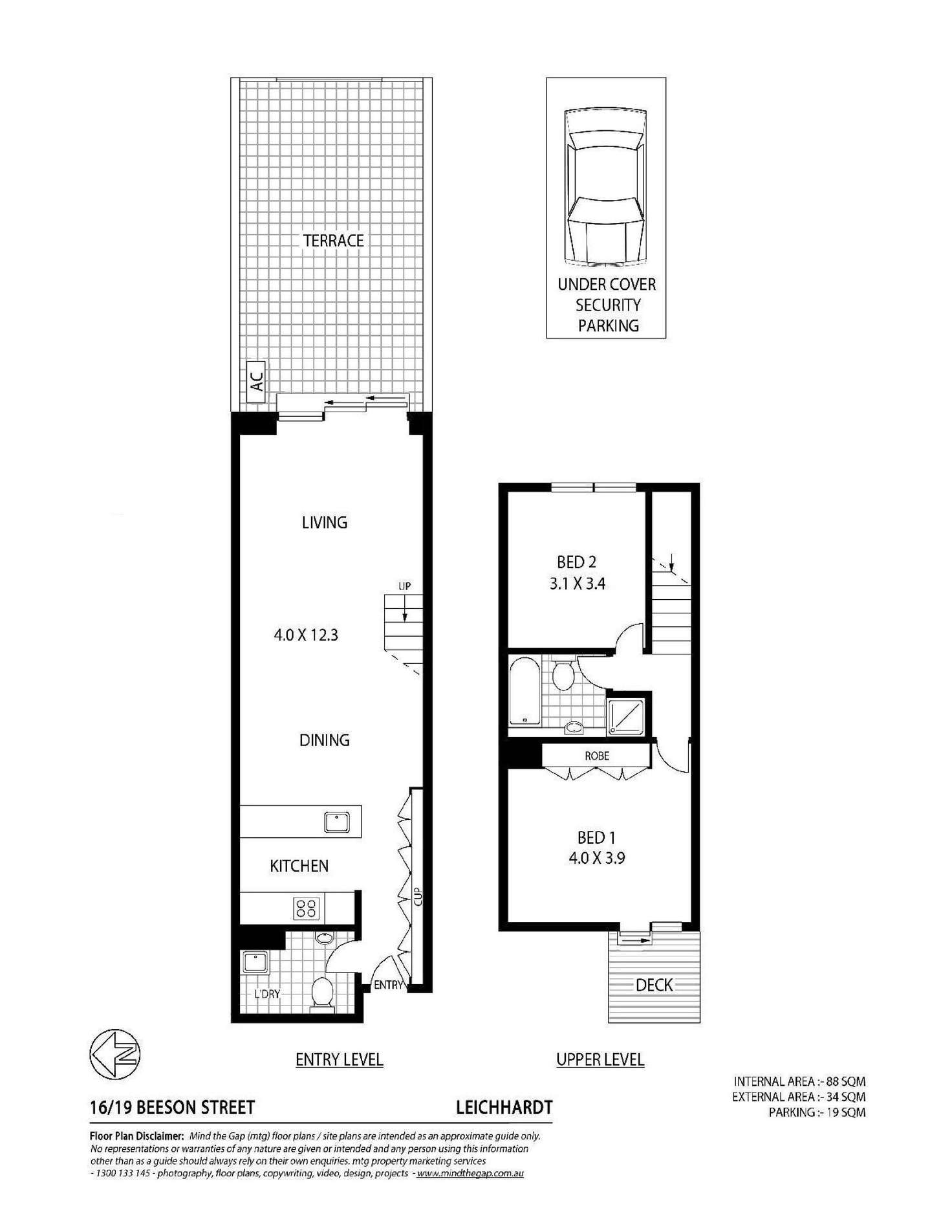 Floorplan of Homely unit listing, 16/19 Beeson Street, Leichhardt NSW 2040