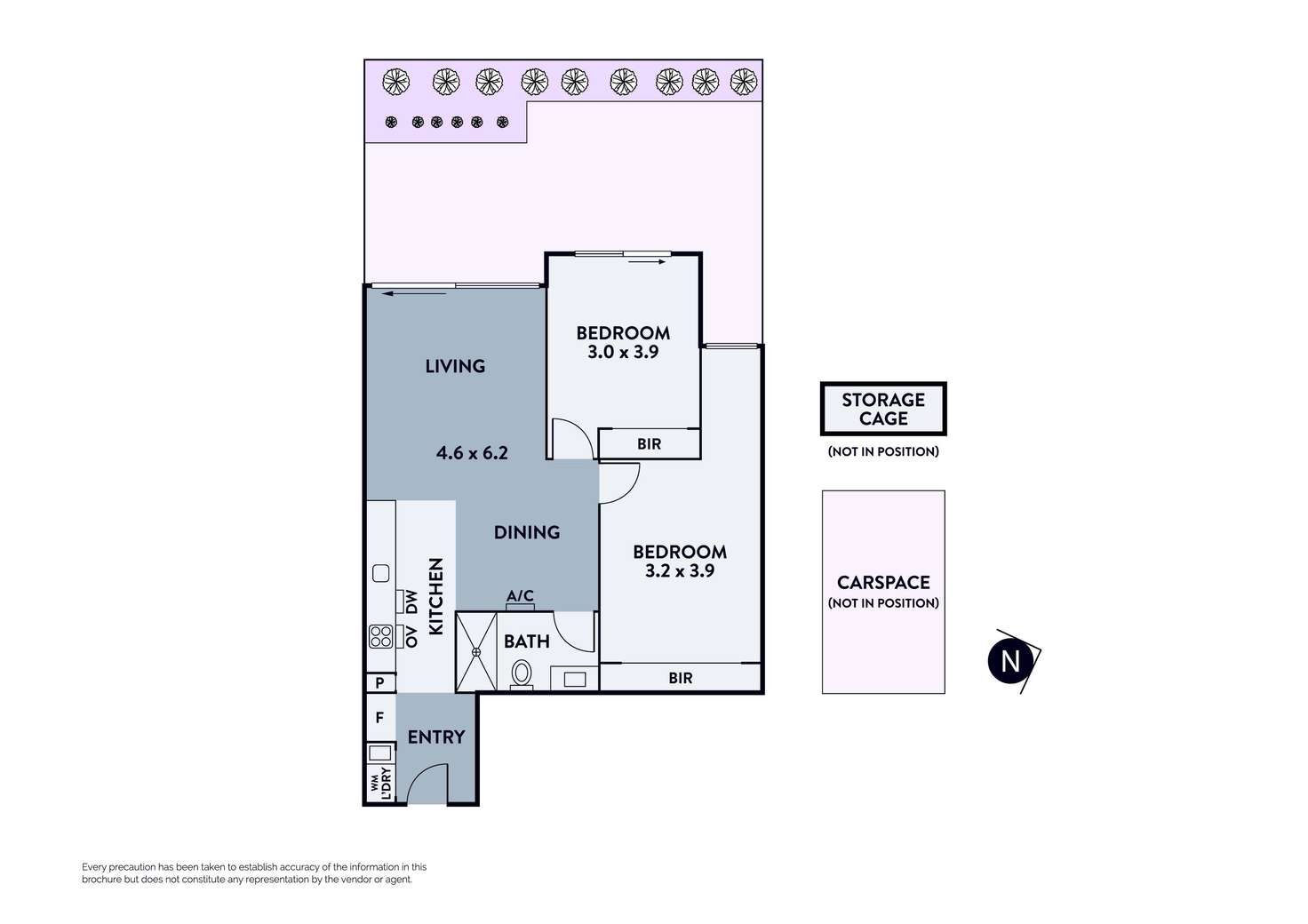 Floorplan of Homely apartment listing, 9/3 Cartmell Street, Heidelberg VIC 3084
