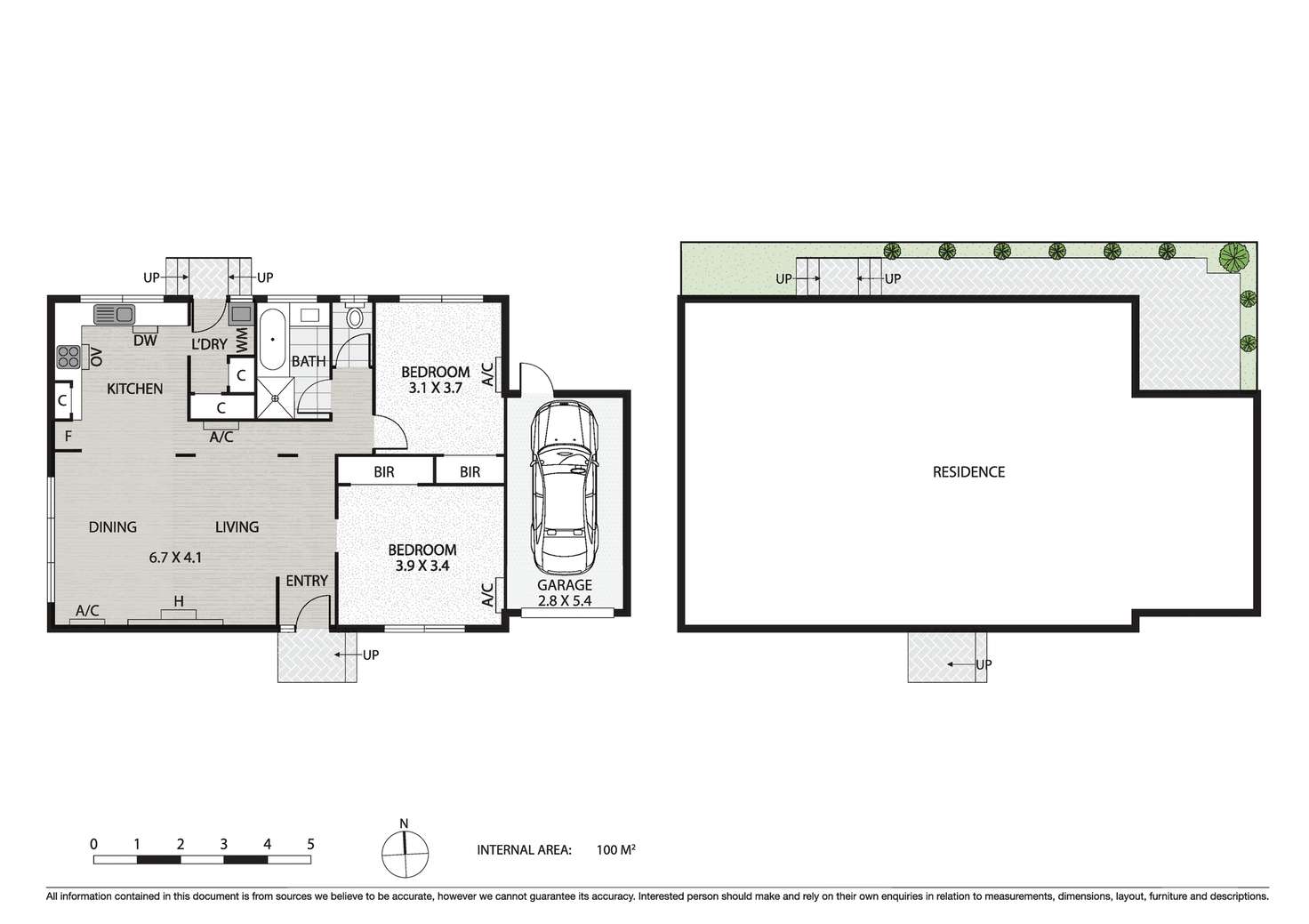 Floorplan of Homely unit listing, 1/67 Livingstone Street, Ivanhoe VIC 3079