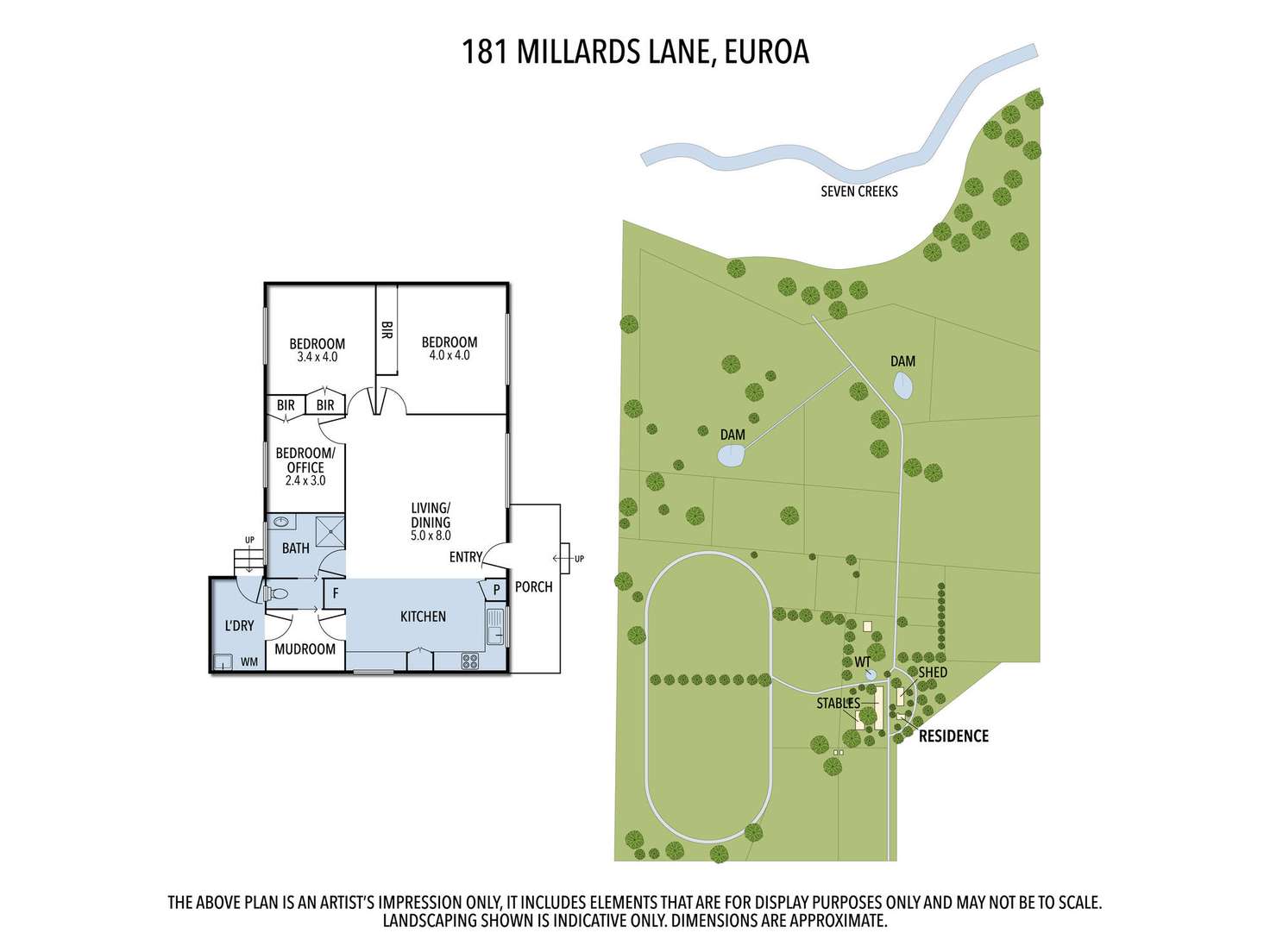 Floorplan of Homely other listing, 181 Millards Lane, Euroa VIC 3666