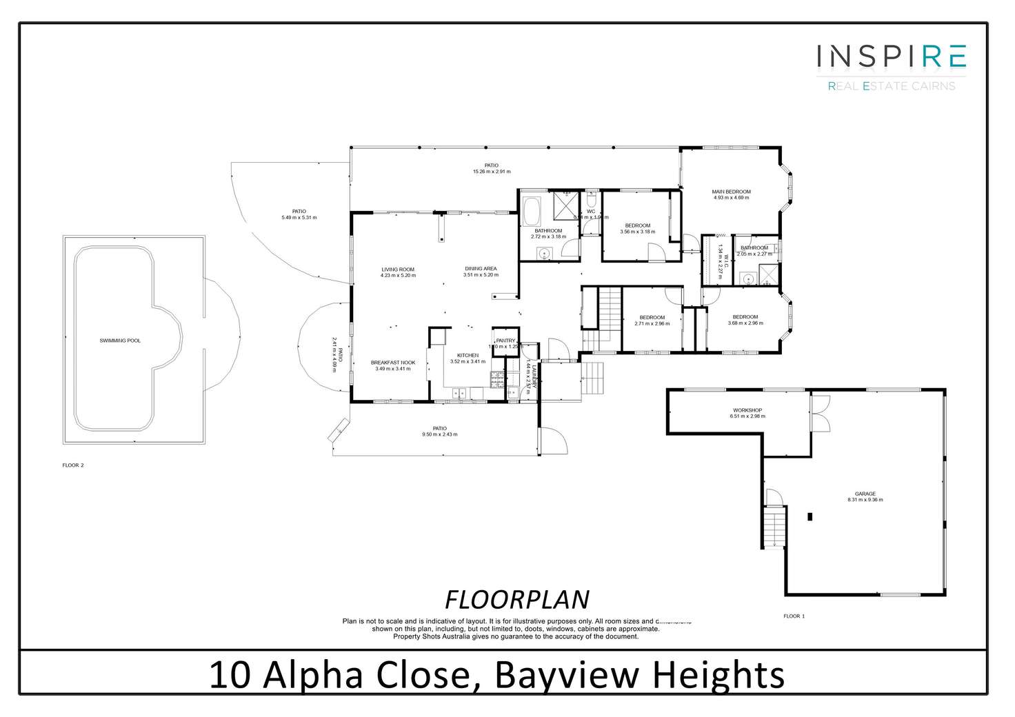 Floorplan of Homely house listing, 10 Alpha Close, Bayview Heights QLD 4868