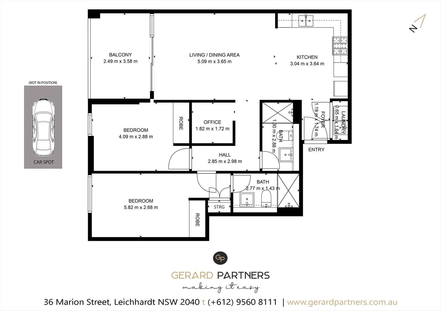 Floorplan of Homely apartment listing, 304/38 Alice Street, Newtown NSW 2042