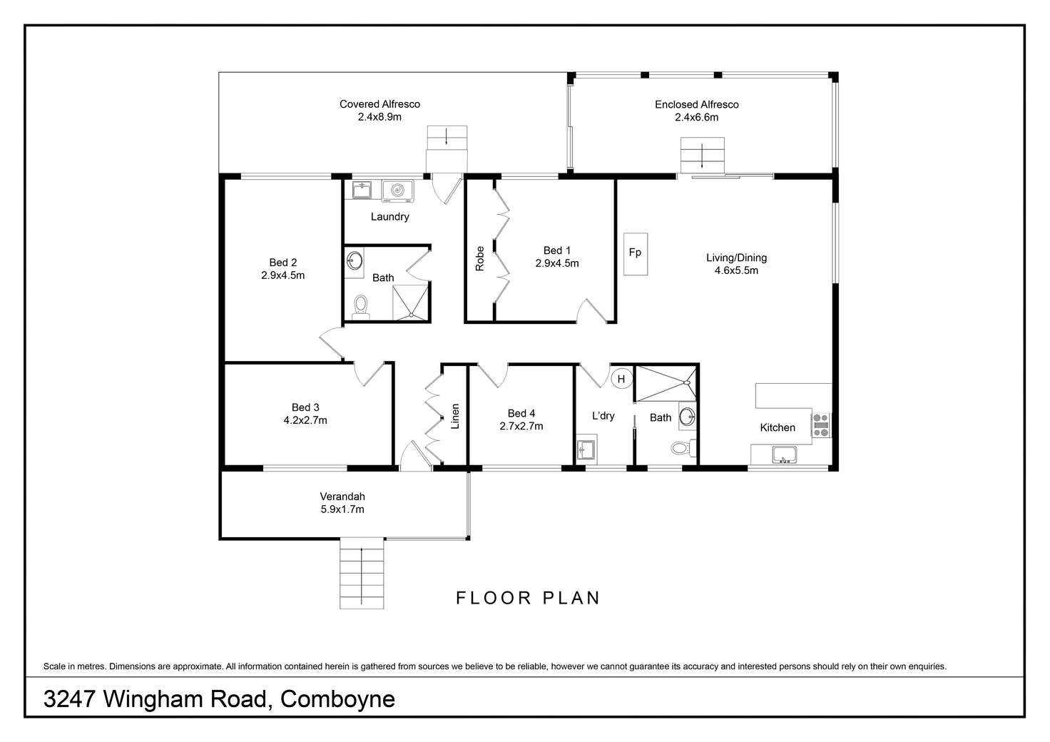 Floorplan of Homely lifestyle listing, 3247 Wingham Road, Comboyne NSW 2429
