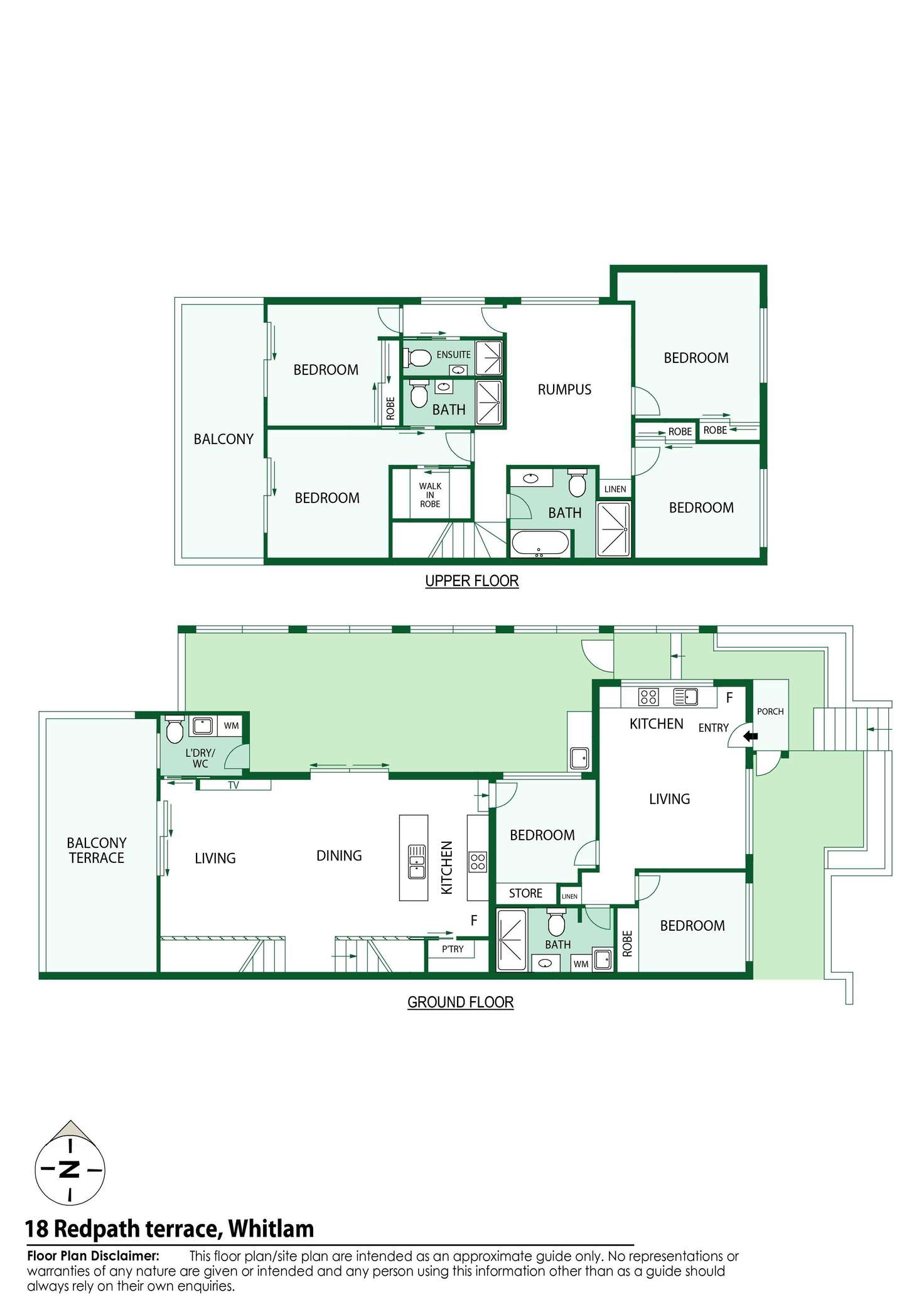 Floorplan of Homely house listing, 18 Red Path Terrace, Whitlam ACT 2611