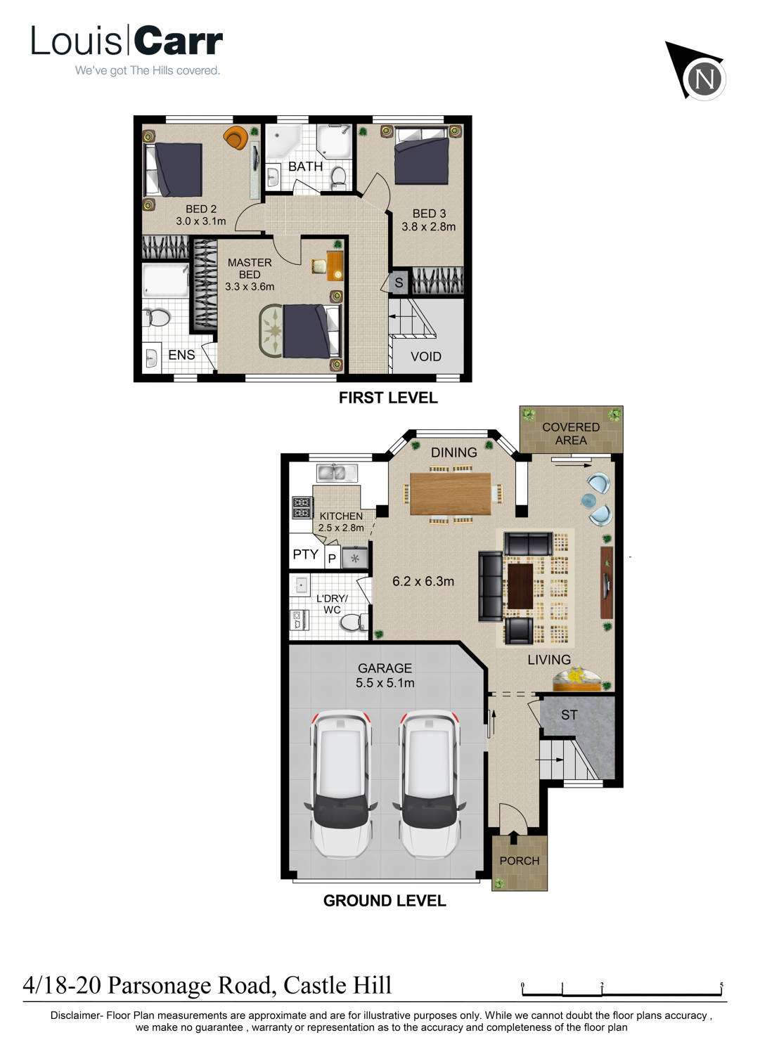 Floorplan of Homely townhouse listing, 4/18-20 Parsonage Street, Castle Hill NSW 2154