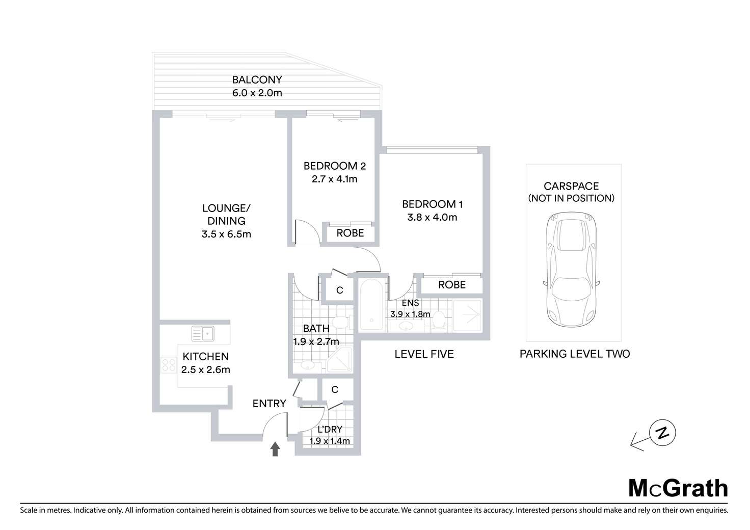 Floorplan of Homely apartment listing, 56/4-10 Pound Road, Hornsby NSW 2077