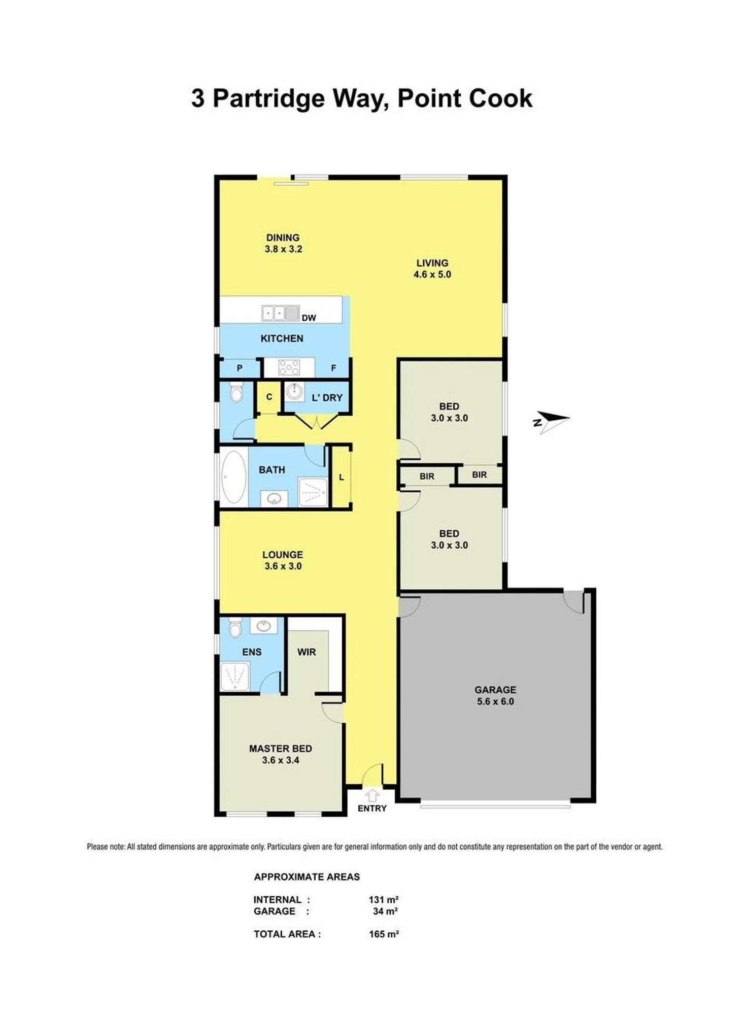 Floorplan of Homely house listing, 3 Partridge Way, Point Cook VIC 3030