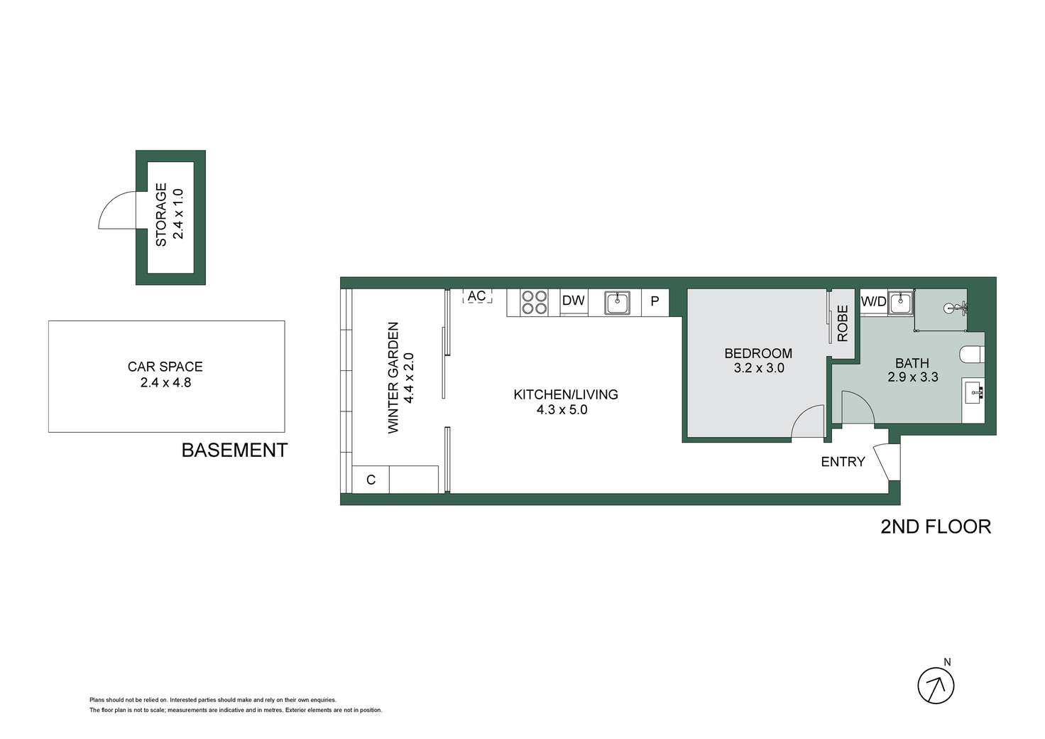 Floorplan of Homely apartment listing, 218/8 Garfield Street, Richmond VIC 3121