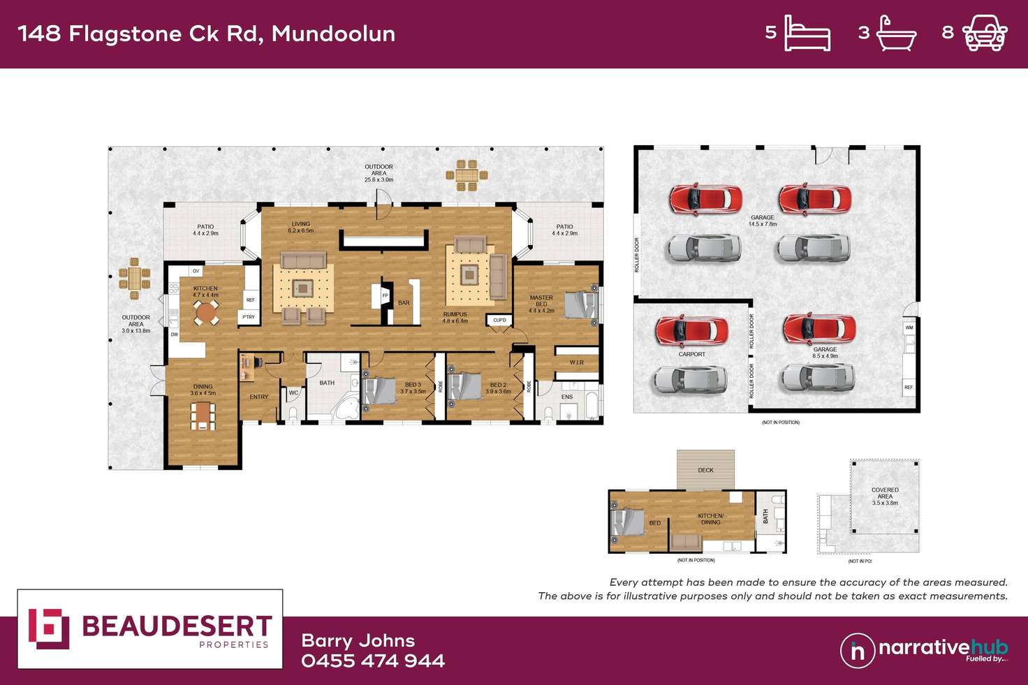 Floorplan of Homely house listing, 148 Flagstone Creek Road, Mundoolun QLD 4285