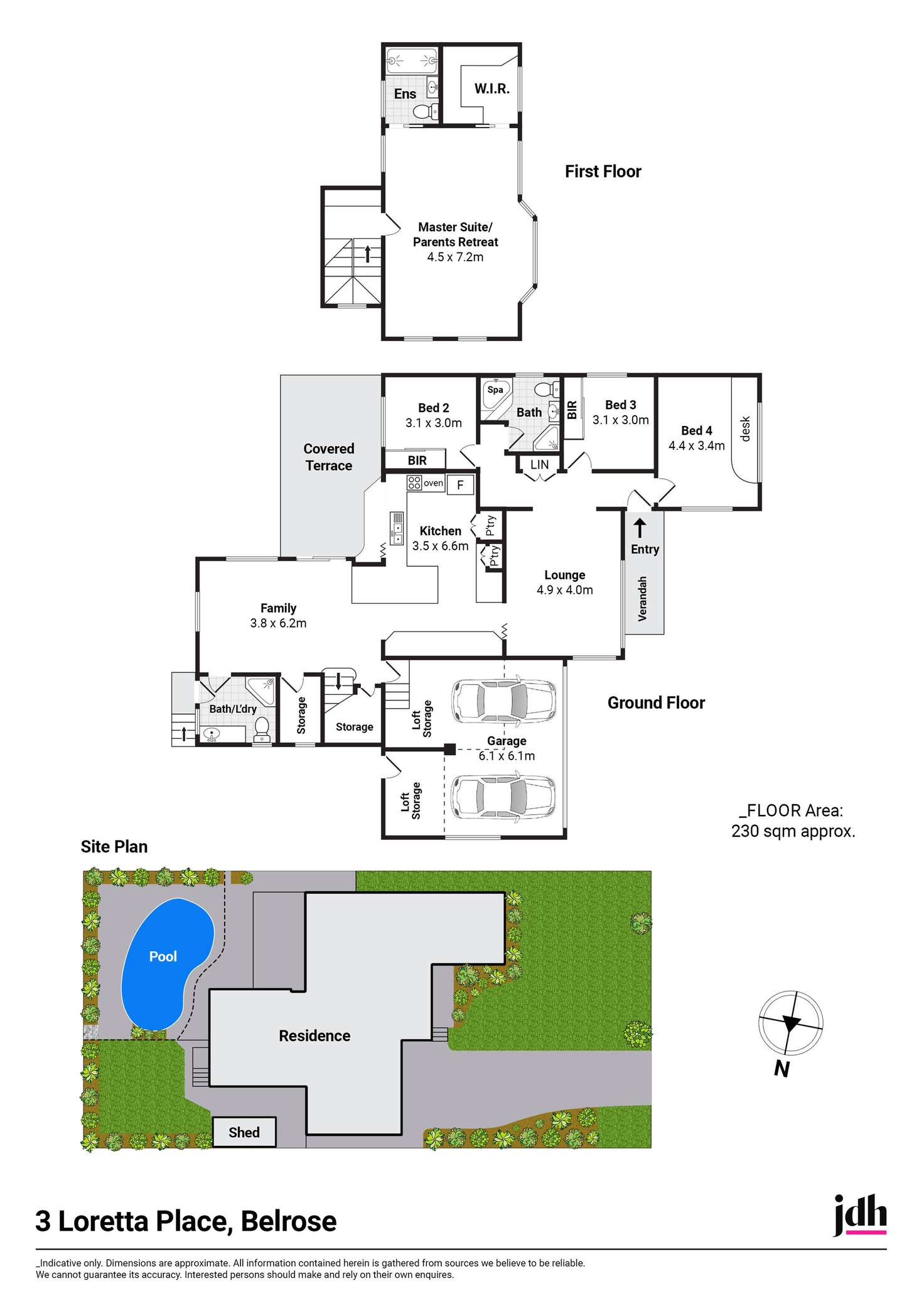Floorplan of Homely house listing, 3 Loretta Place, Belrose NSW 2085