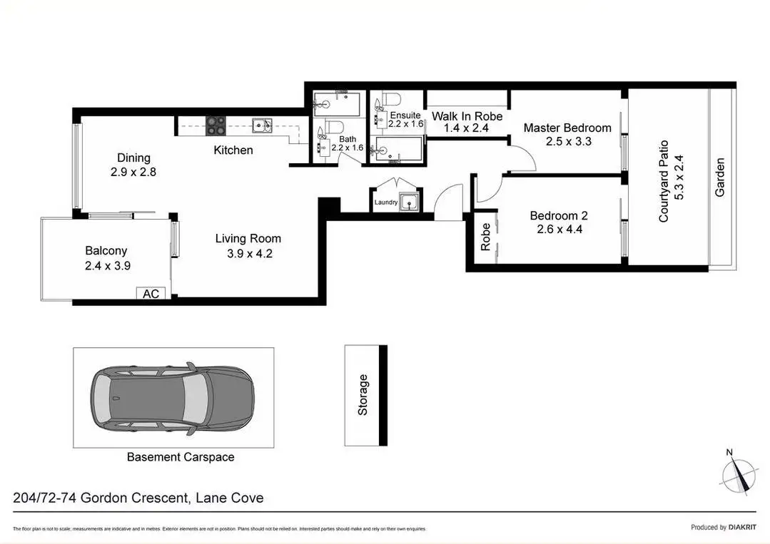 Leased Apartment 204/72-74 Gordon Crescent, Lane Cove NSW 2066 - Mar 18