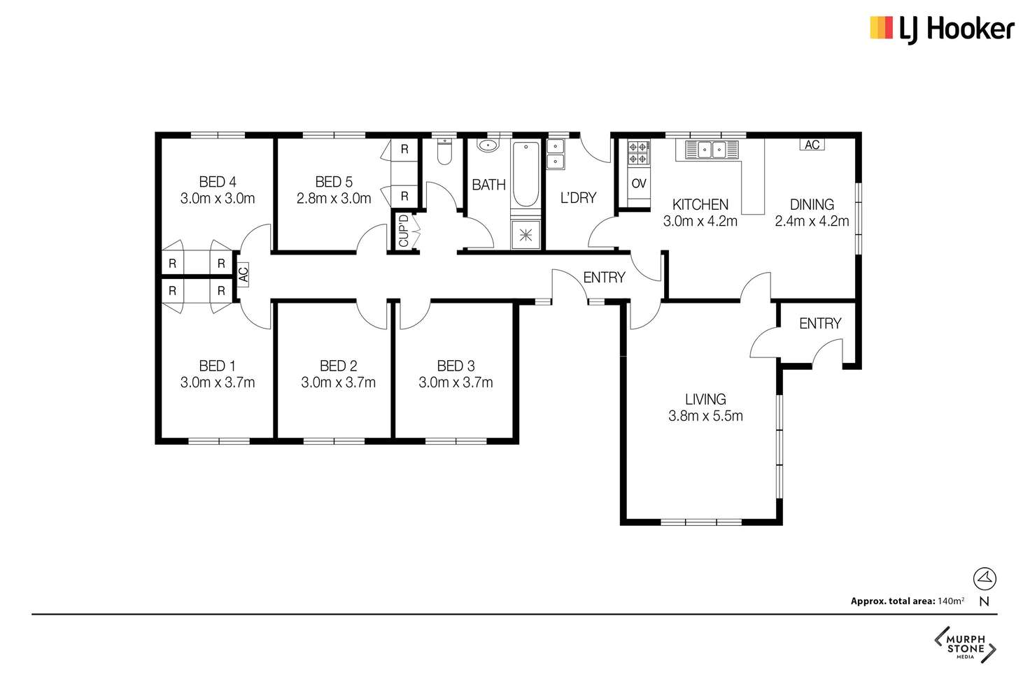 Floorplan of Homely house listing, 96 Stornaway Road, Queanbeyan NSW 2620