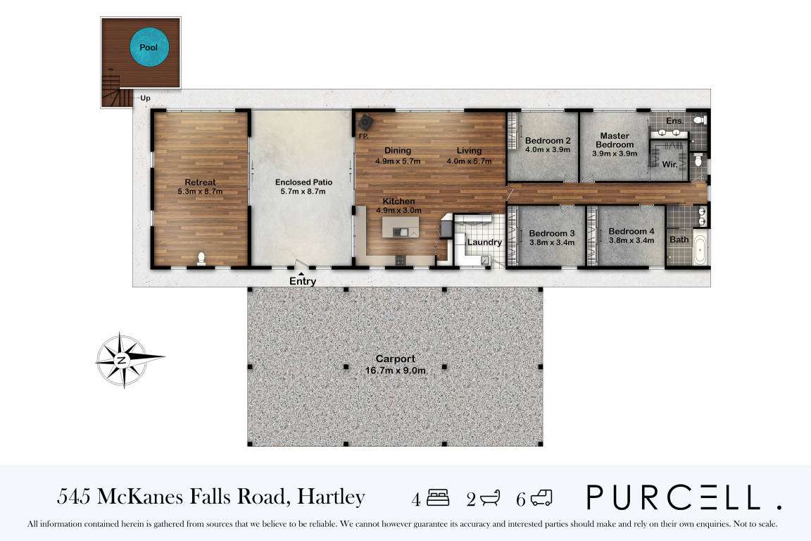 Floorplan of Homely acreageSemiRural listing, 545 Mckanes Falls Road, Hartley NSW 2790