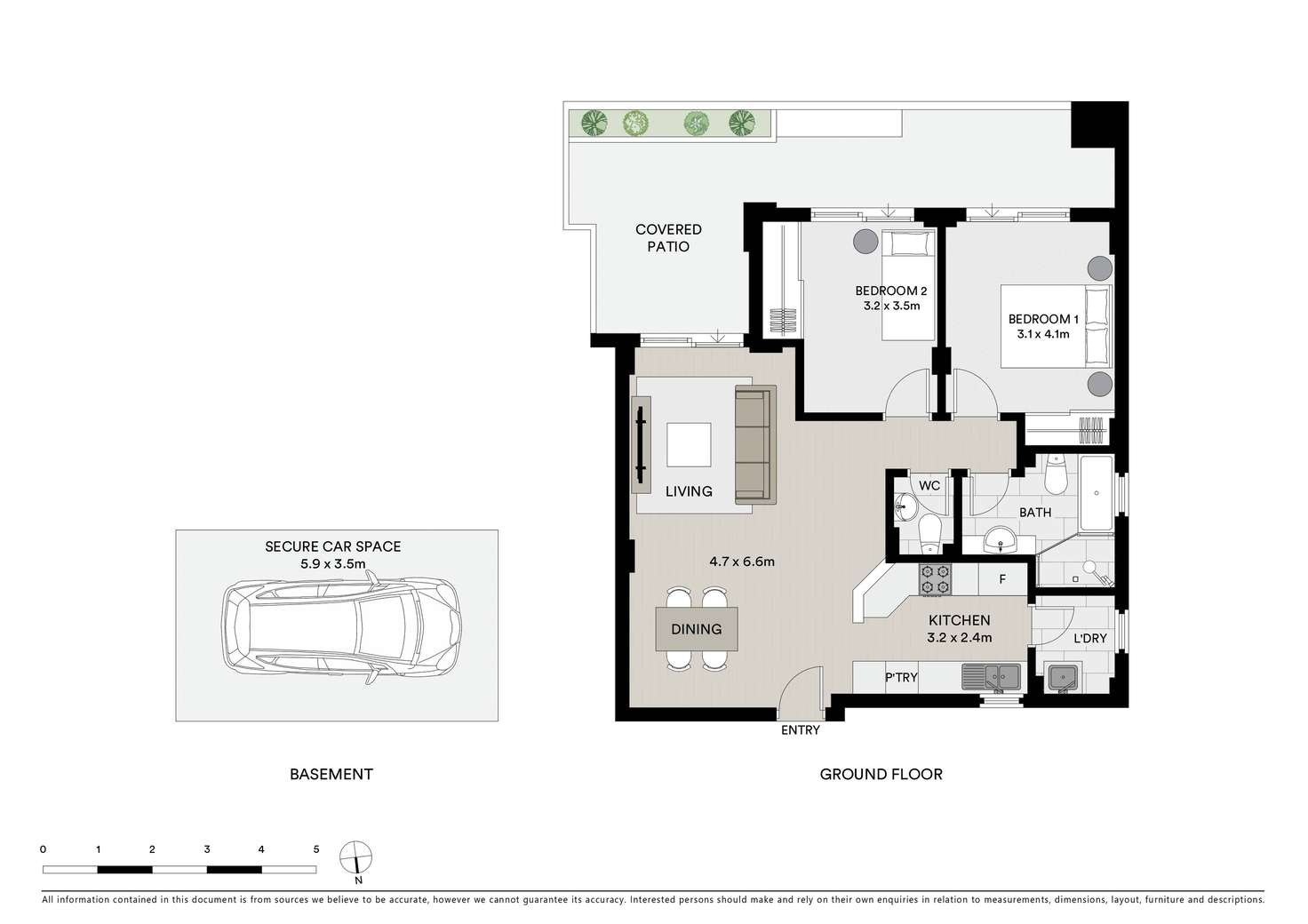 Floorplan of Homely unit listing, 10/17-21 Mansfield Avenue, Caringbah NSW 2229