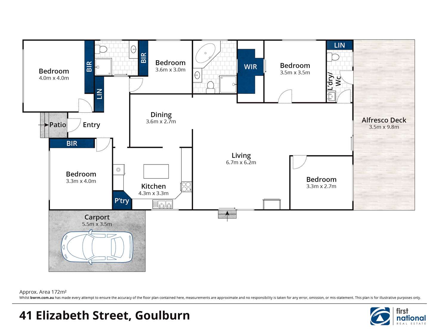 Floorplan of Homely house listing, 41 Elizabeth Street, Goulburn NSW 2580